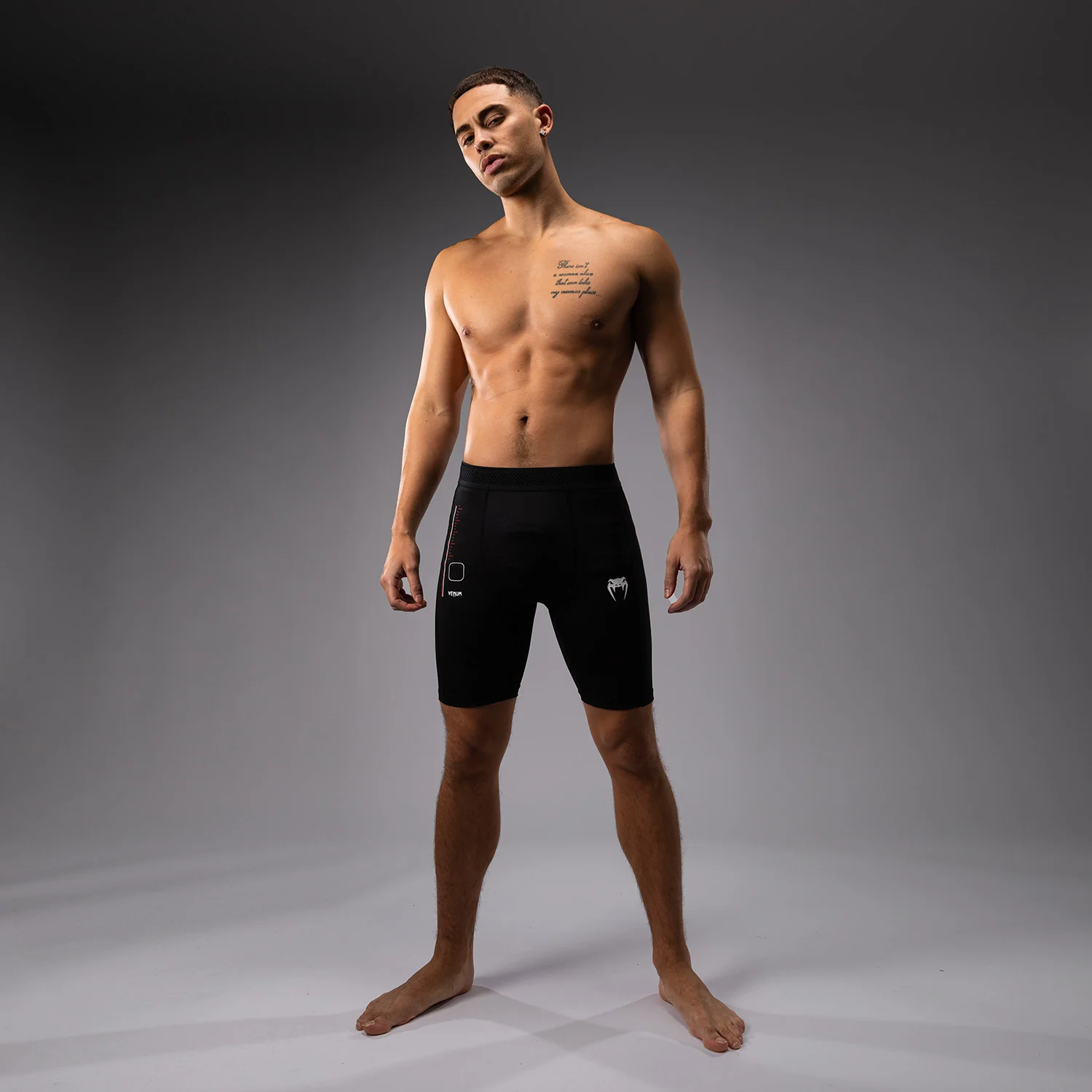 Venum Tactical XT Vale Tudo Shorts - Black/Fire Red - Image 2