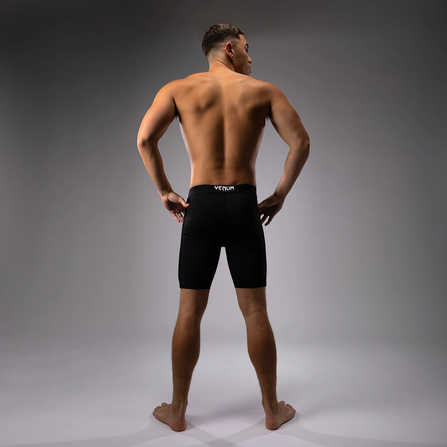 Venum Tactical XT Vale Tudo Shorts - Black/Fire Red - Image 4