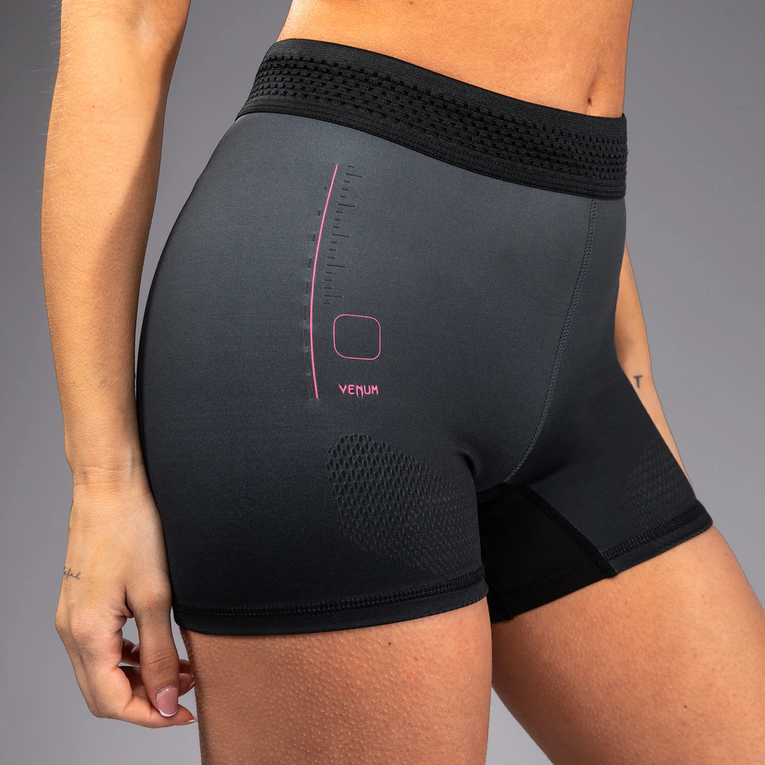 Venum Tactical XT Vale Tudo Shorts - Black/Storm Grey - Image 7