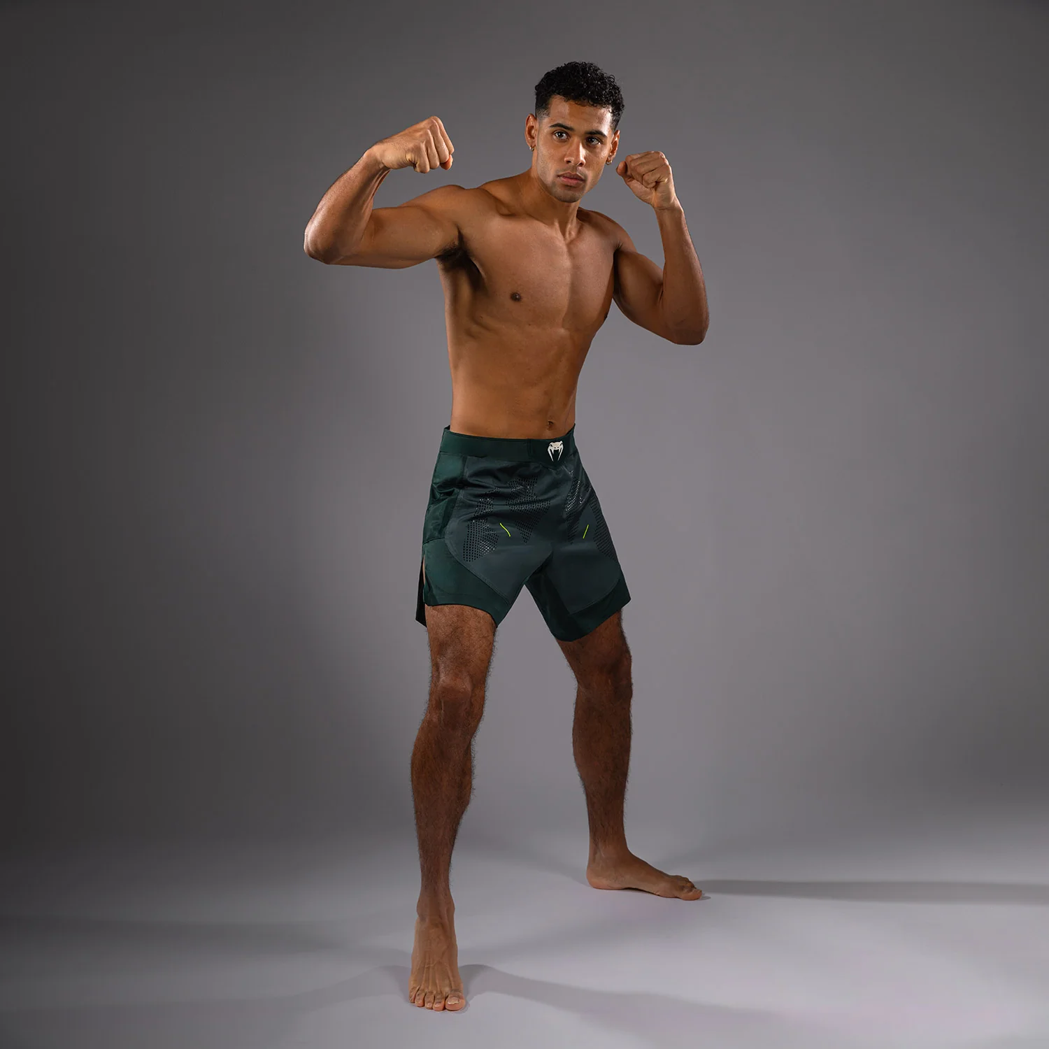 Venum Technical 3.0 Fight Shorts - Forest Green - Image 3