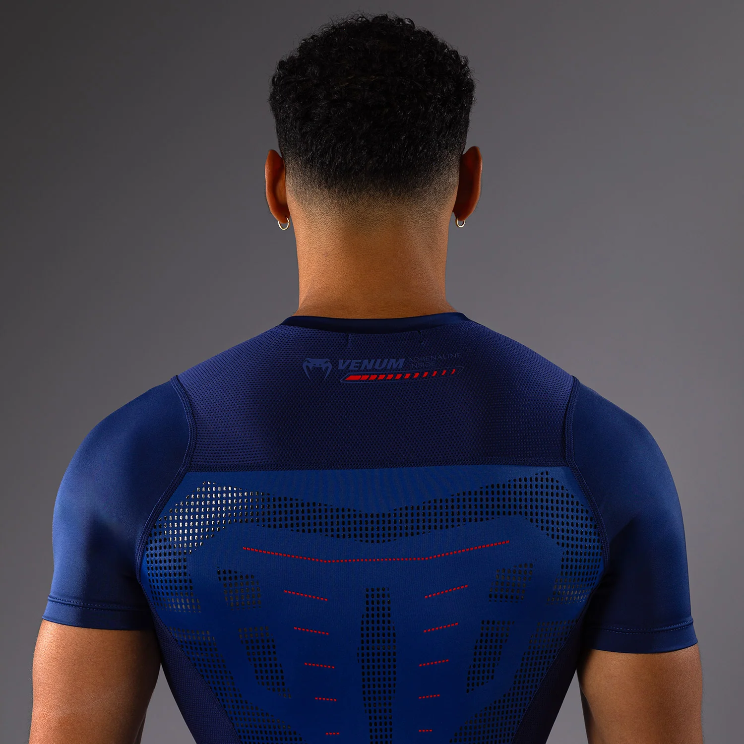 Venum Technical 3.0 Short Sleeve Rashguard - Night Blue - Image 6