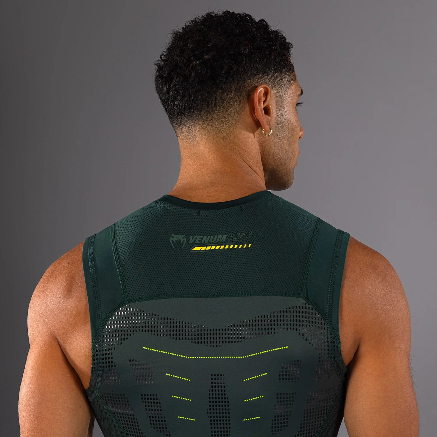 Venum Technical 3.0 Sleeveless Rashguard - Forest Green - Image 5