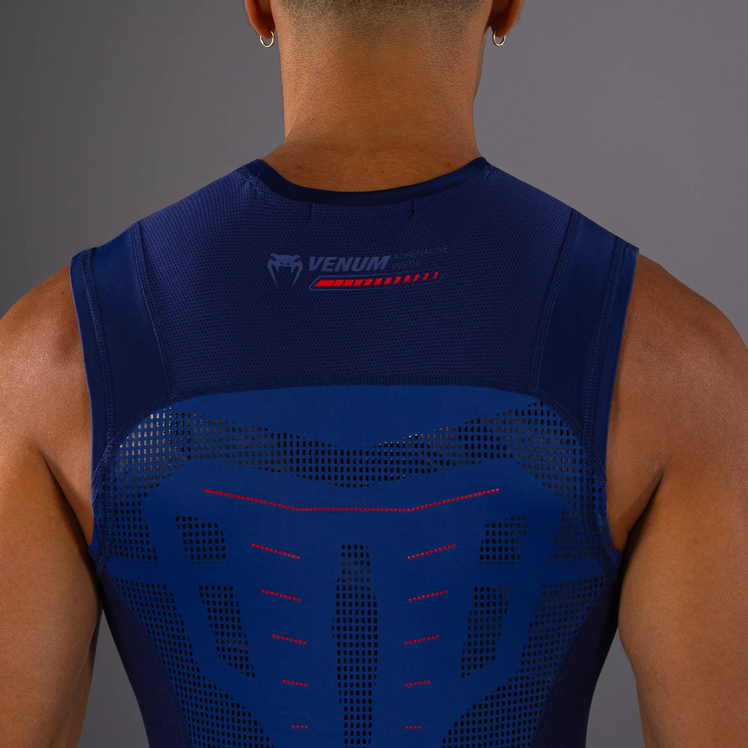 Venum Technical 3.0 Sleeveless Rashguard - Night Blue - Image 5