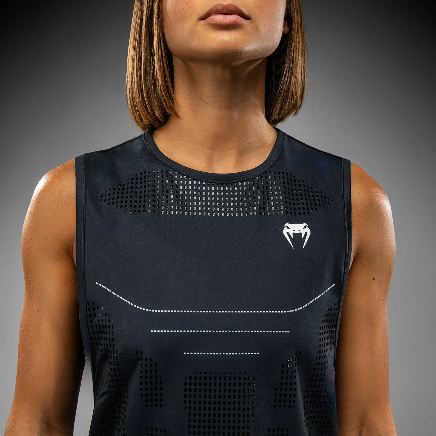 Venum Technical 3.0 Women’s Dry Tech Tank Top - Storm Grey - Image 5