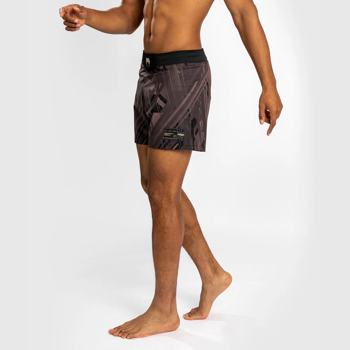 Venum Tecmo 2.0 Fightshort - Black/Brown - Image 2