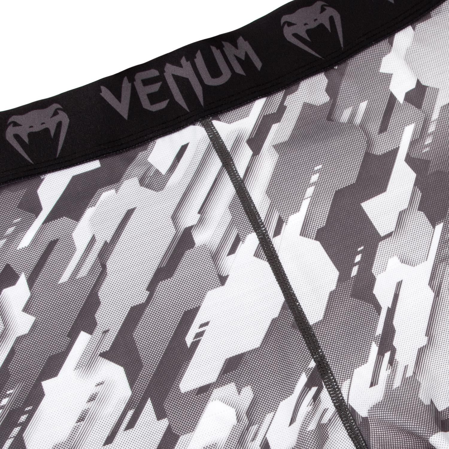 Venum Tecmo Compression Tights - Black/Grey - Image 5