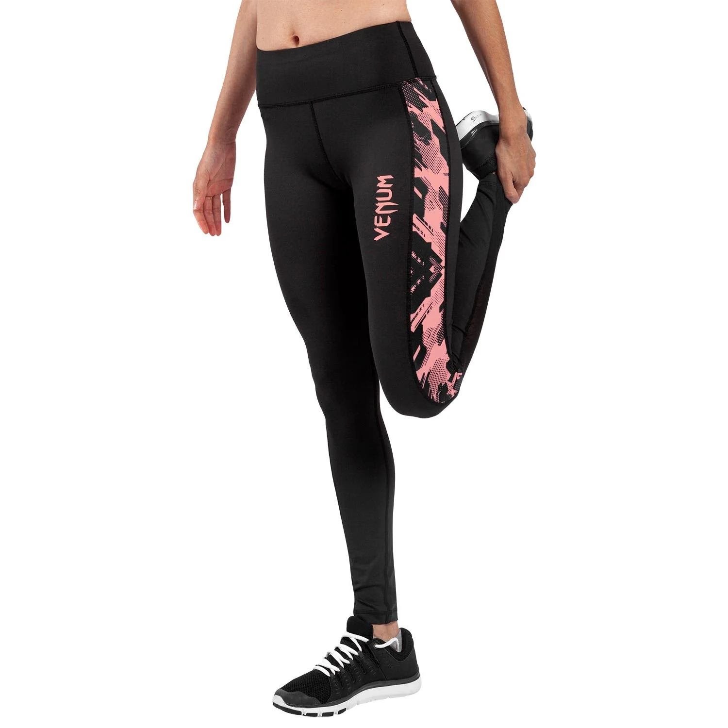 Venum Tecmo Leggings - For Women - Black/Pink - Image 5