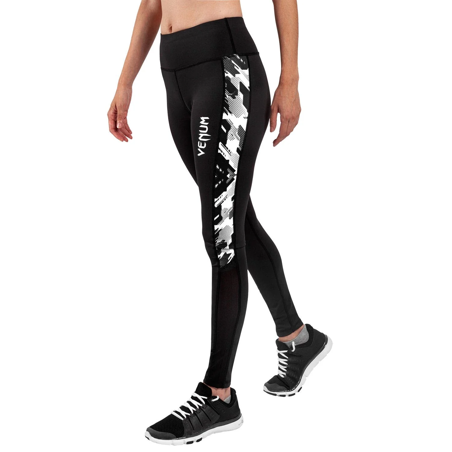 Venum Tecmo Leggings - For Women - Black/White - Image 3