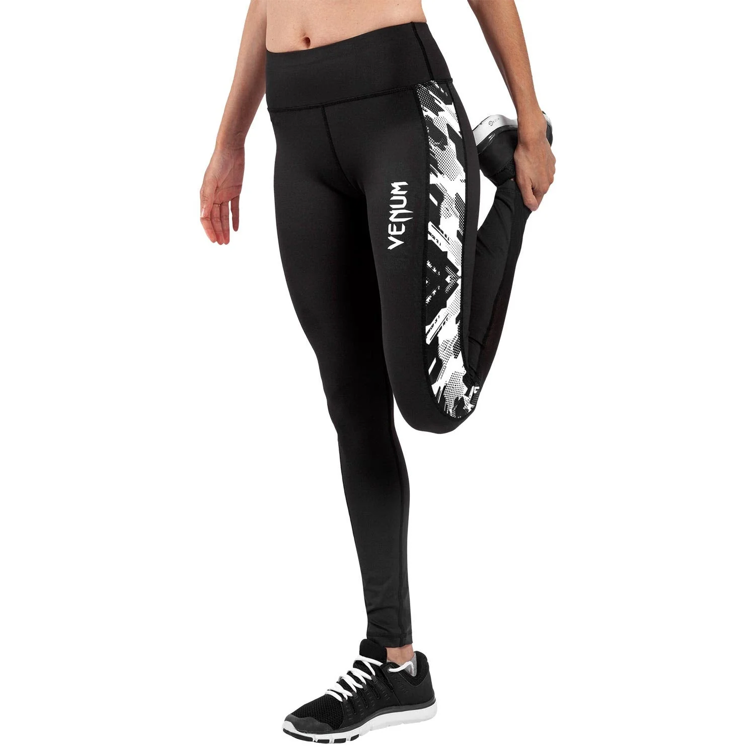 Venum Tecmo Leggings - For Women - Black/White - Image 5