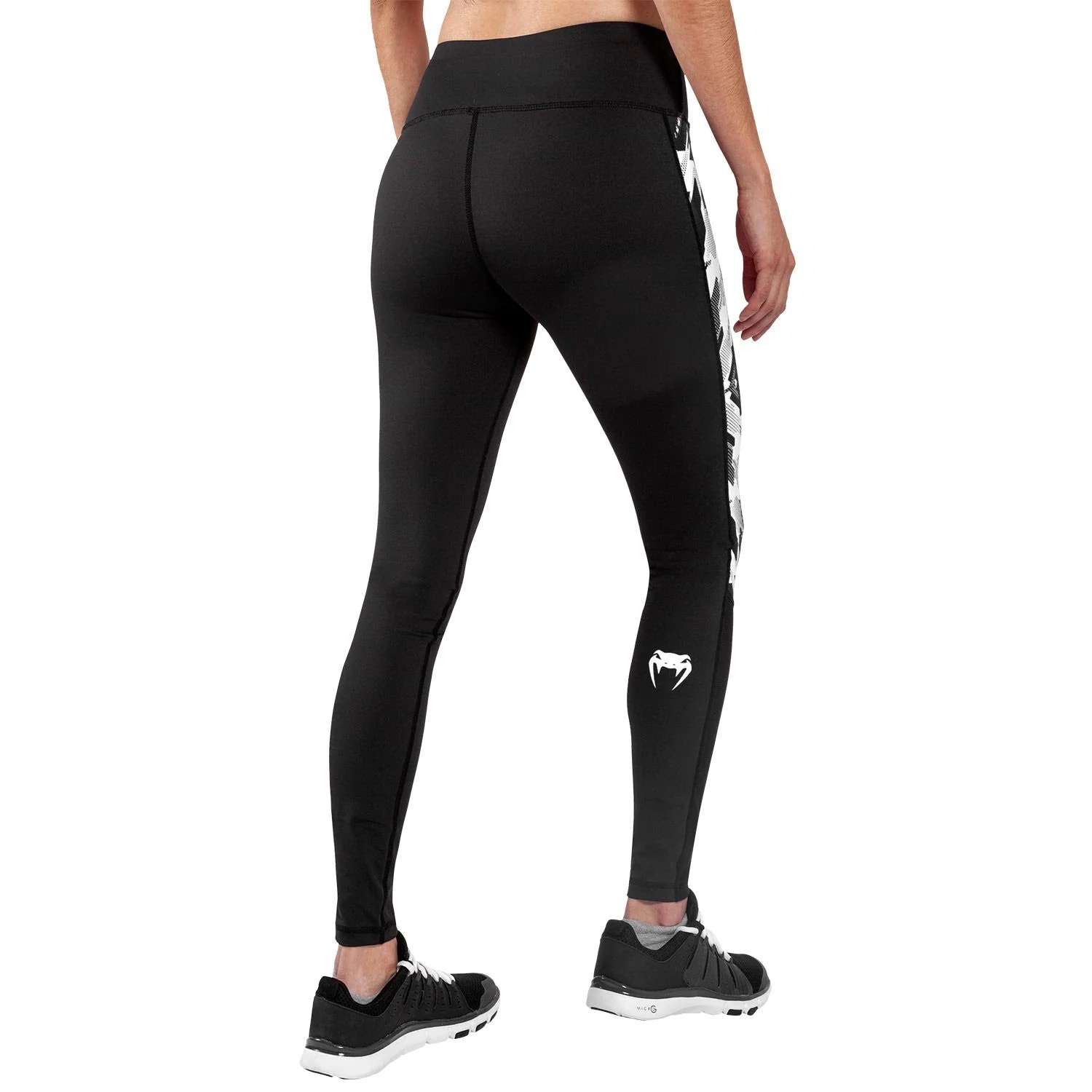 Venum Tecmo Leggings - For Women - Black/White - Image 6