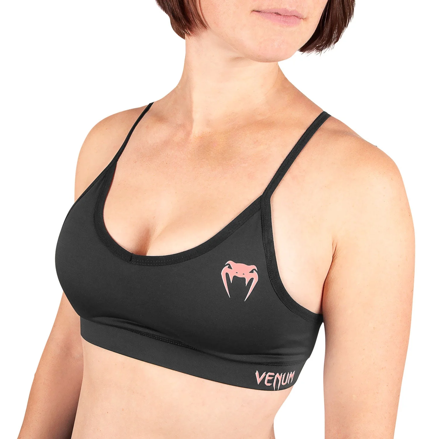 Venum Tecmo Sport Bra - For Women - Black/Pink - Image 3