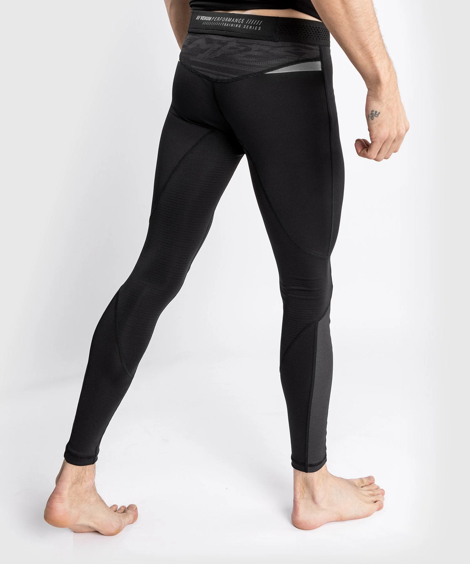 Venum Tempest 2.0 Compression Tights – Black/Grey - Image 2