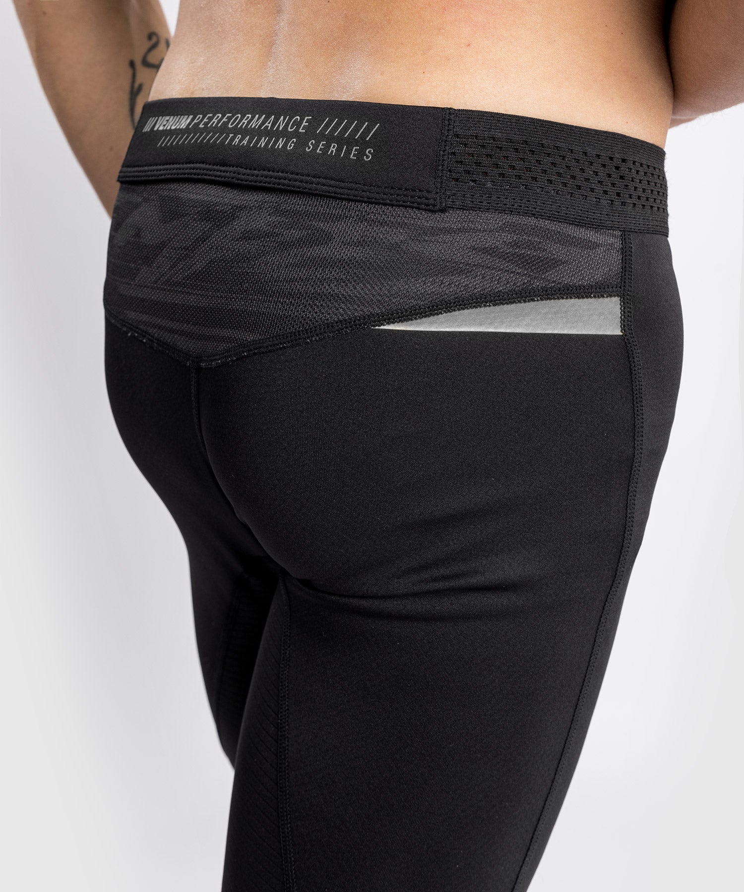 Venum Tempest 2.0 Compression Tights – Black/Grey - Image 5