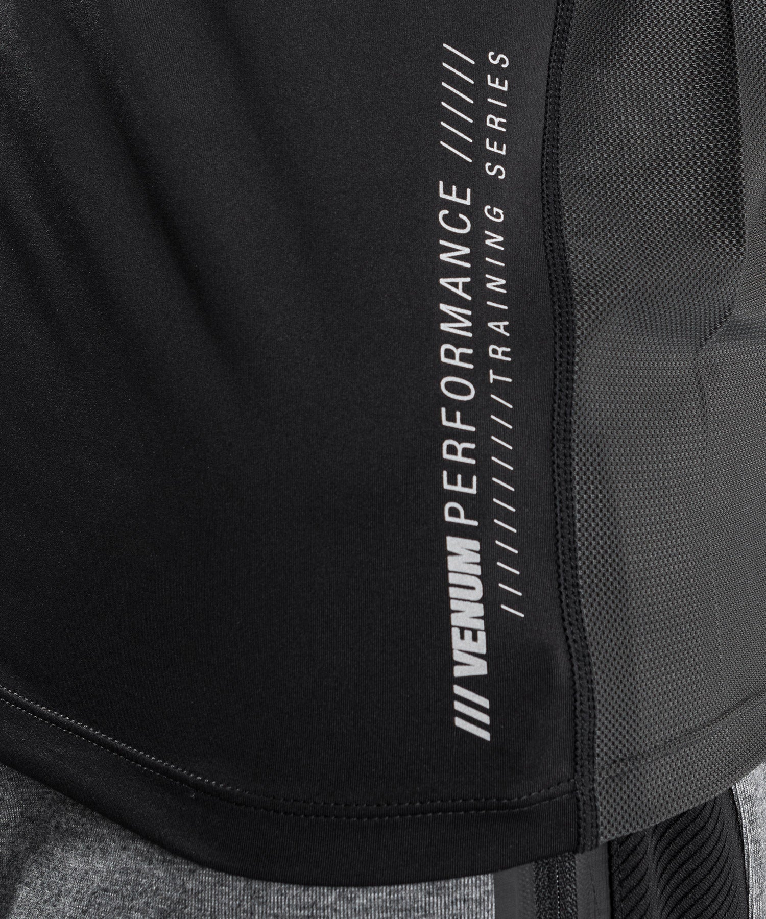 Venum Tempest 2.0 Dry tech T-shirt – Black/Grey - Image 5