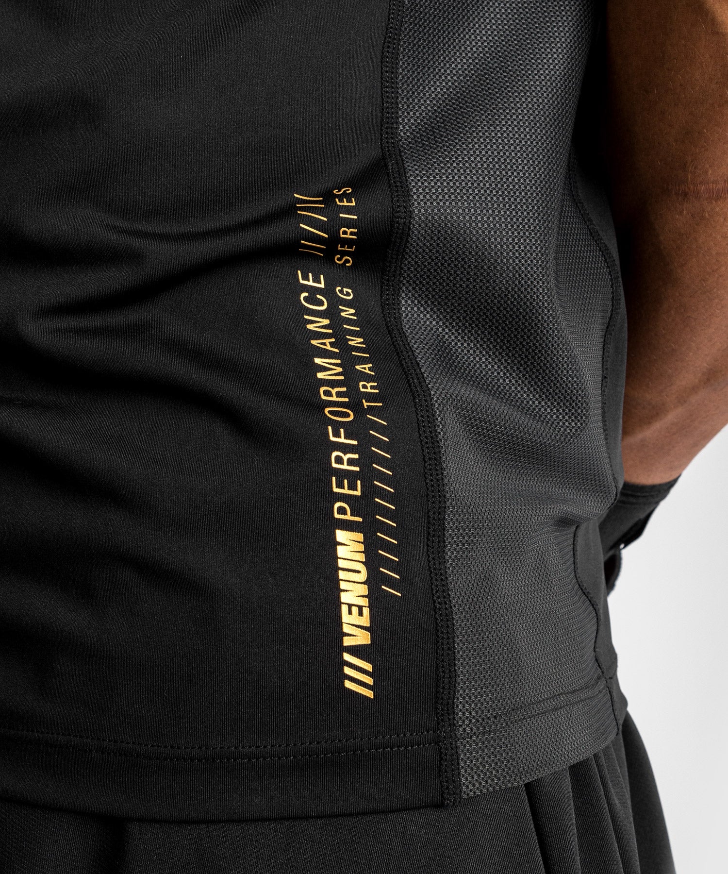 Venum Tempest 2.0 Dry tech Tank Top – Black/Gold - Image 6