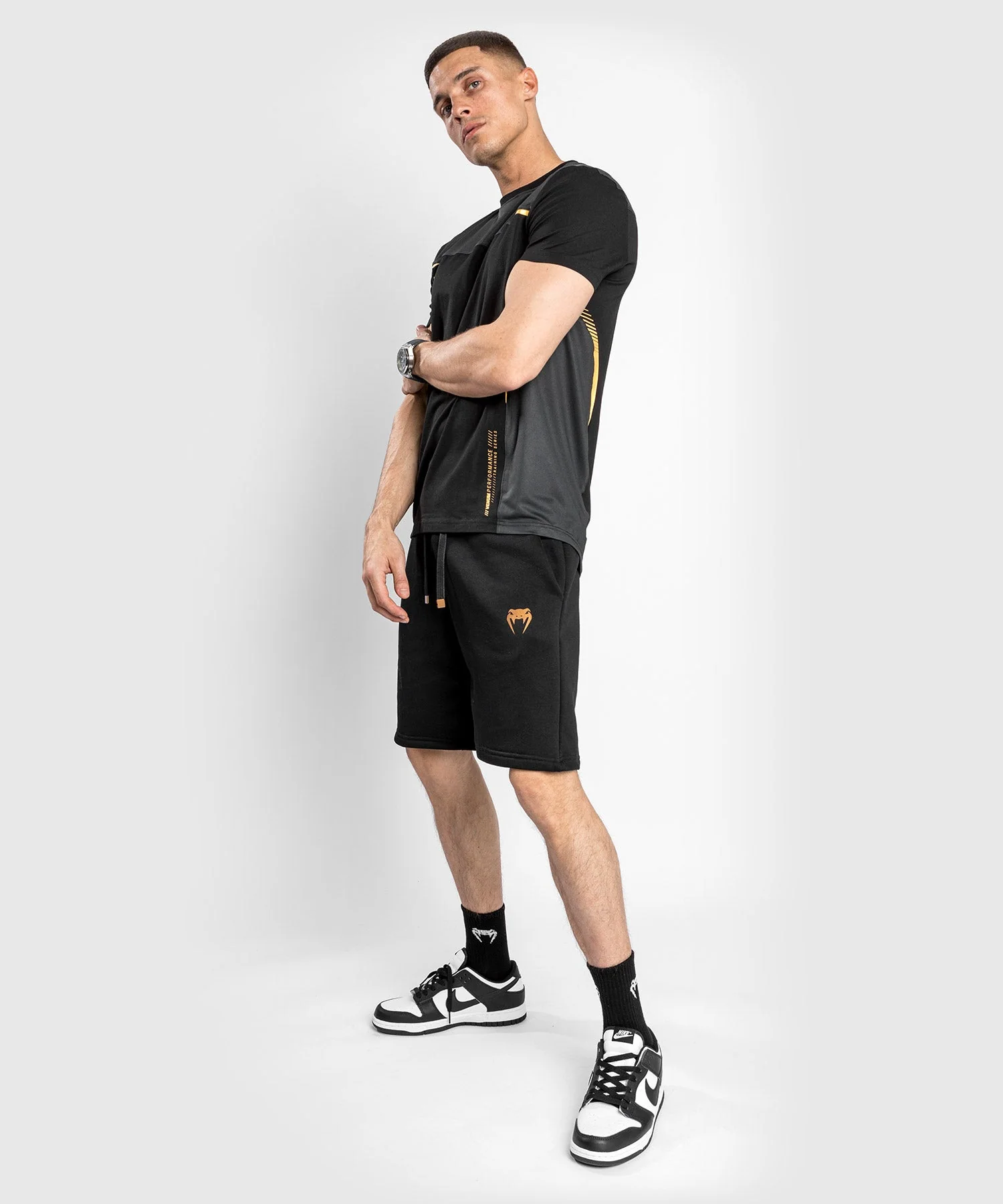 Venum Tempest 2.0 T-shirt – Black/Gold - Image 3