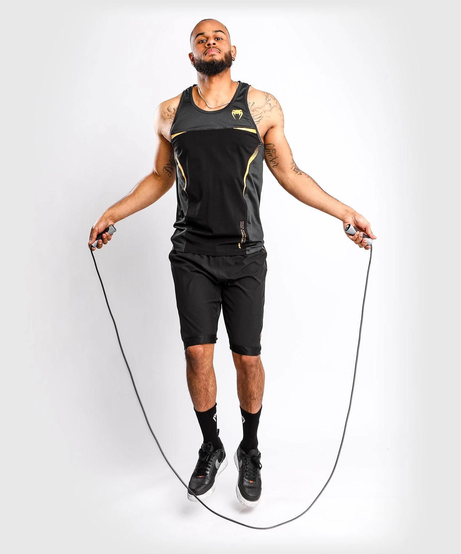 Venum Tempest 2.0 Tank Top – Black/Gold - Image 5
