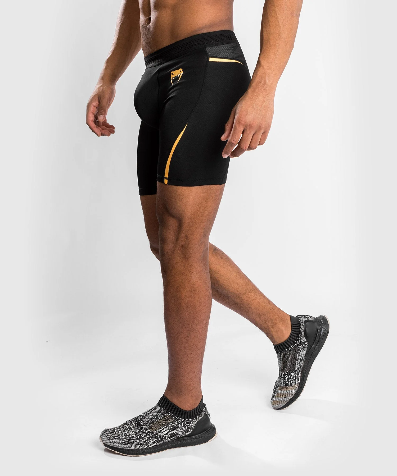 Venum Tempest 2.0 Vale Tudo Shorts – Black/Gold - Image 3