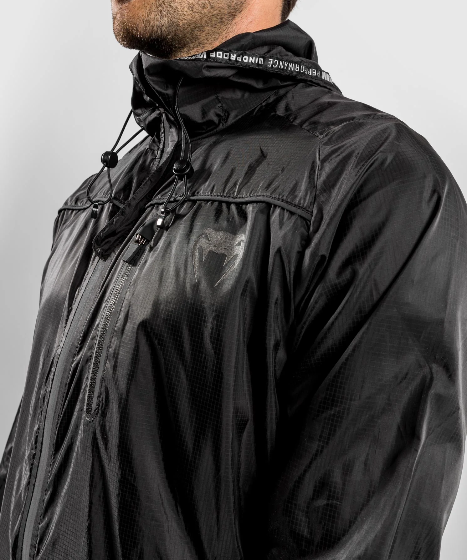Venum Tempest 2.0 Windproof Jacket – Black - Image 4