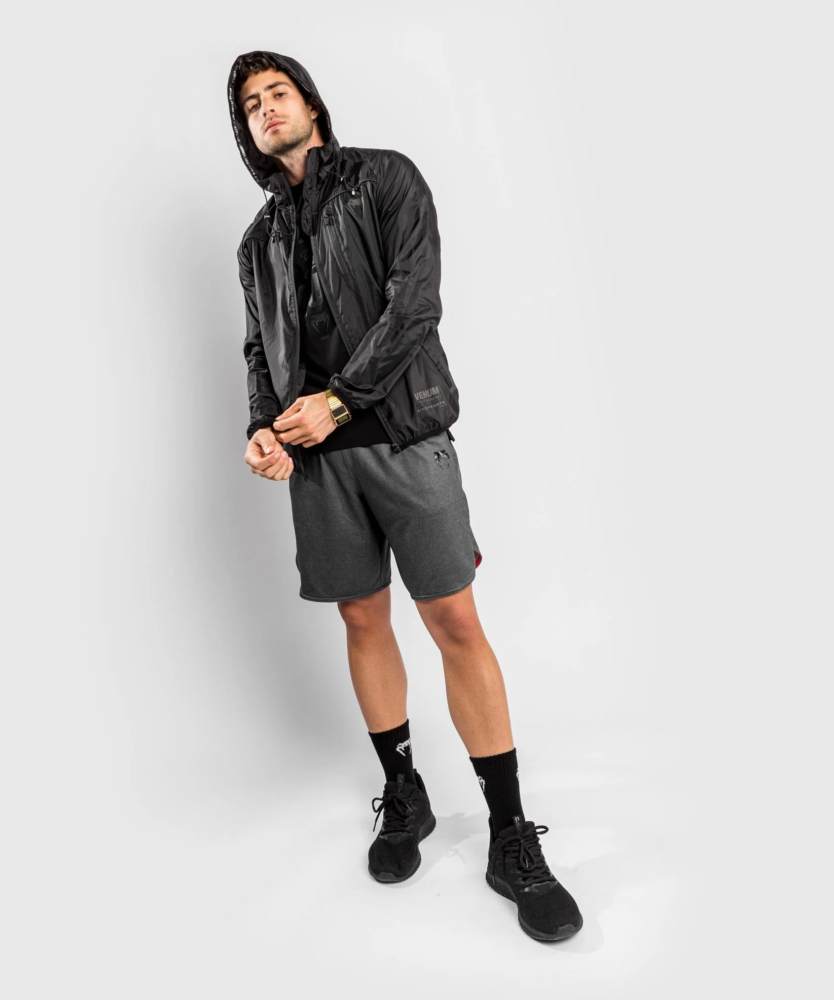 Venum Tempest 2.0 Windproof Jacket – Black - Image 8