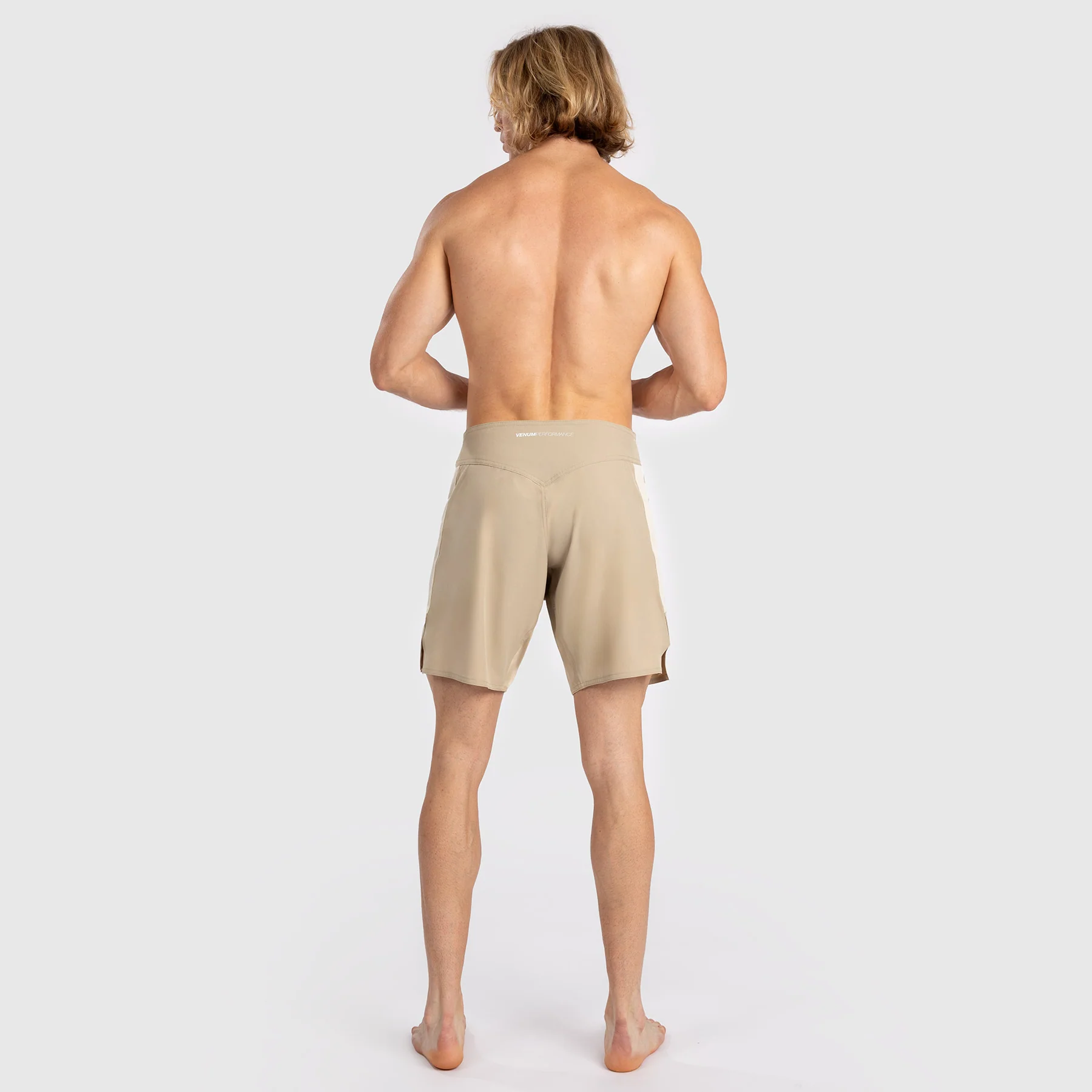 Venum Tempest Men's Fight Shorts - Beige/Sand - Image 8