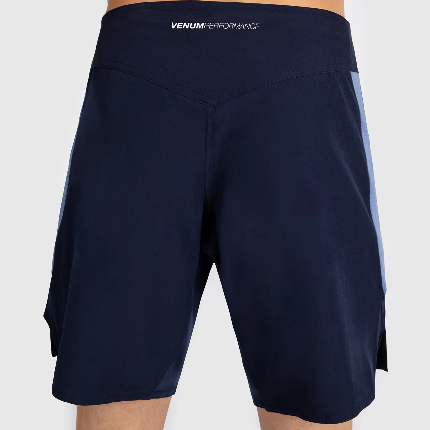 Venum Tempest Men's Fight Shorts - Navy Blue/Blue - Image 6
