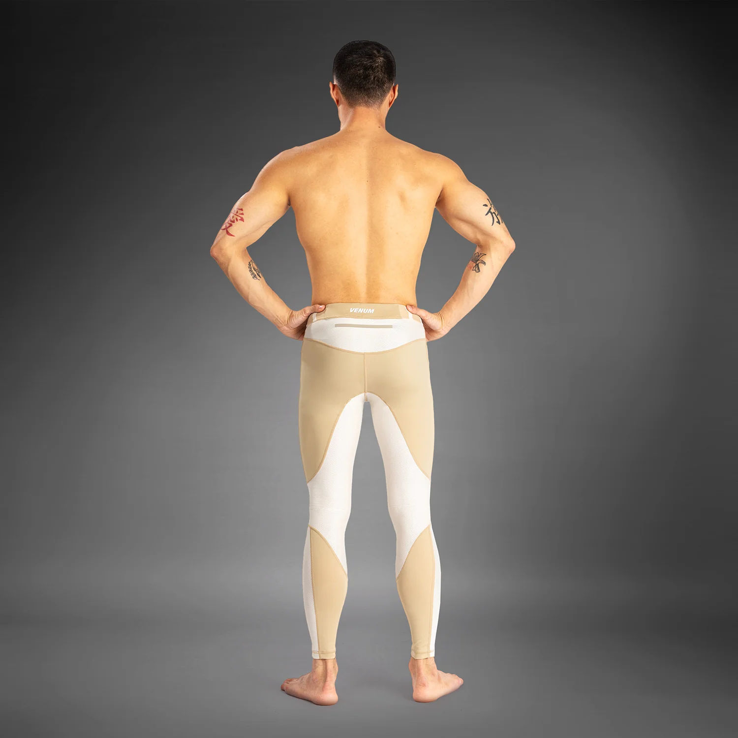 Venum Tempest Men's Spats - Beige/Sand - Image 2