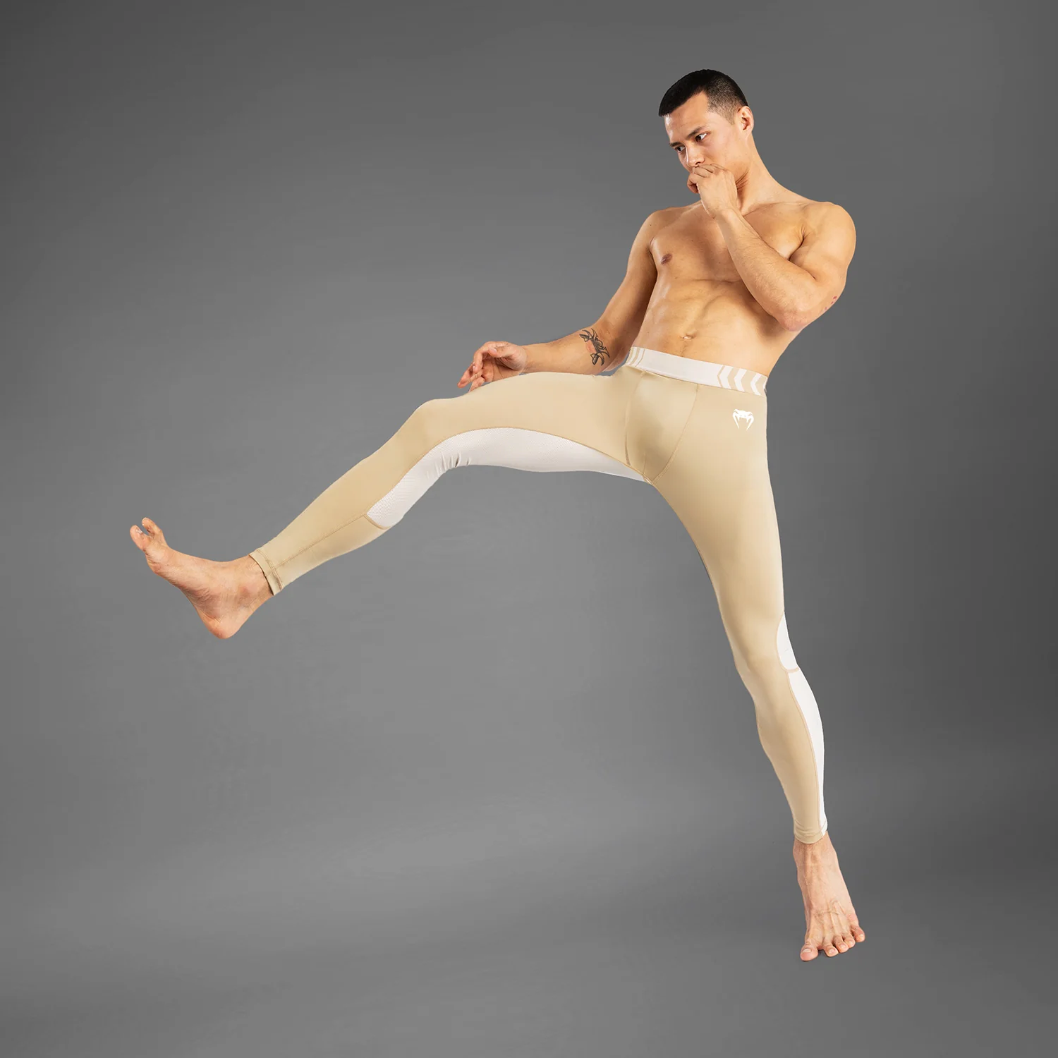 Venum Tempest Men's Spats - Beige/Sand - Image 5