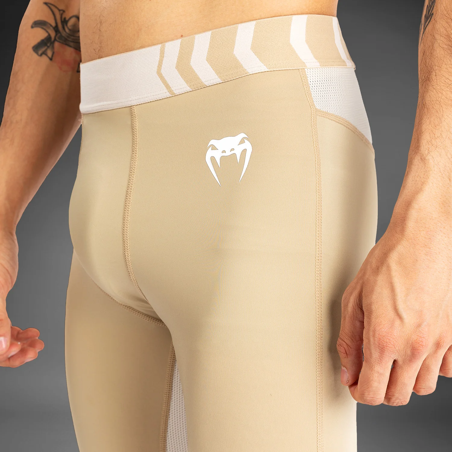 Venum Tempest Men's Spats - Beige/Sand - Image 7