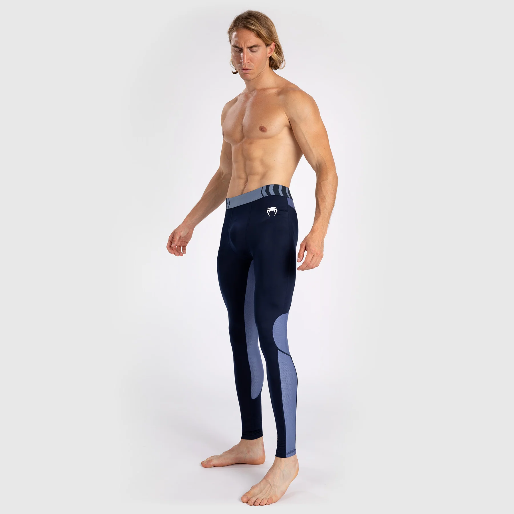 Venum Tempest Men's Spats - Navy Blue/Blue - Image 2