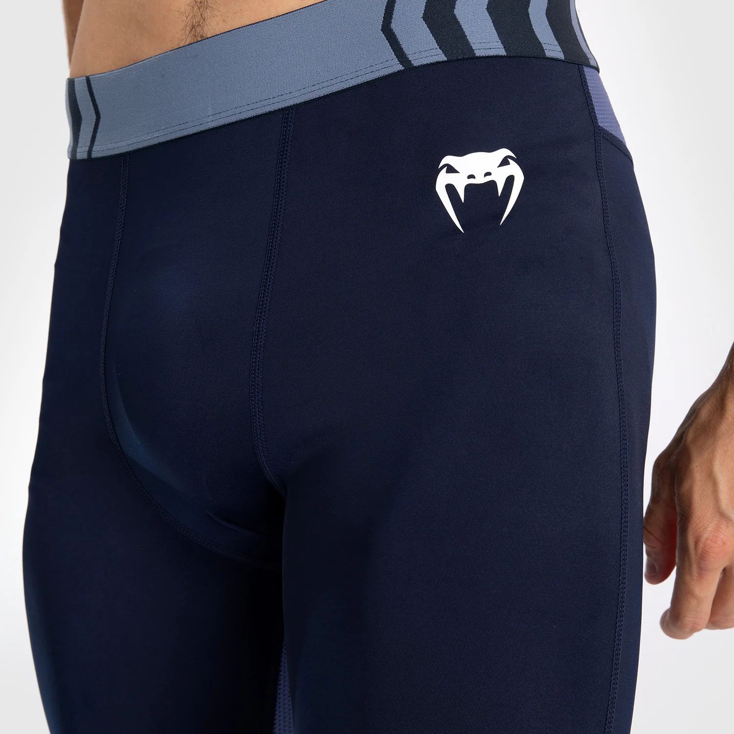 Venum Tempest Men's Spats - Navy Blue/Blue - Image 4