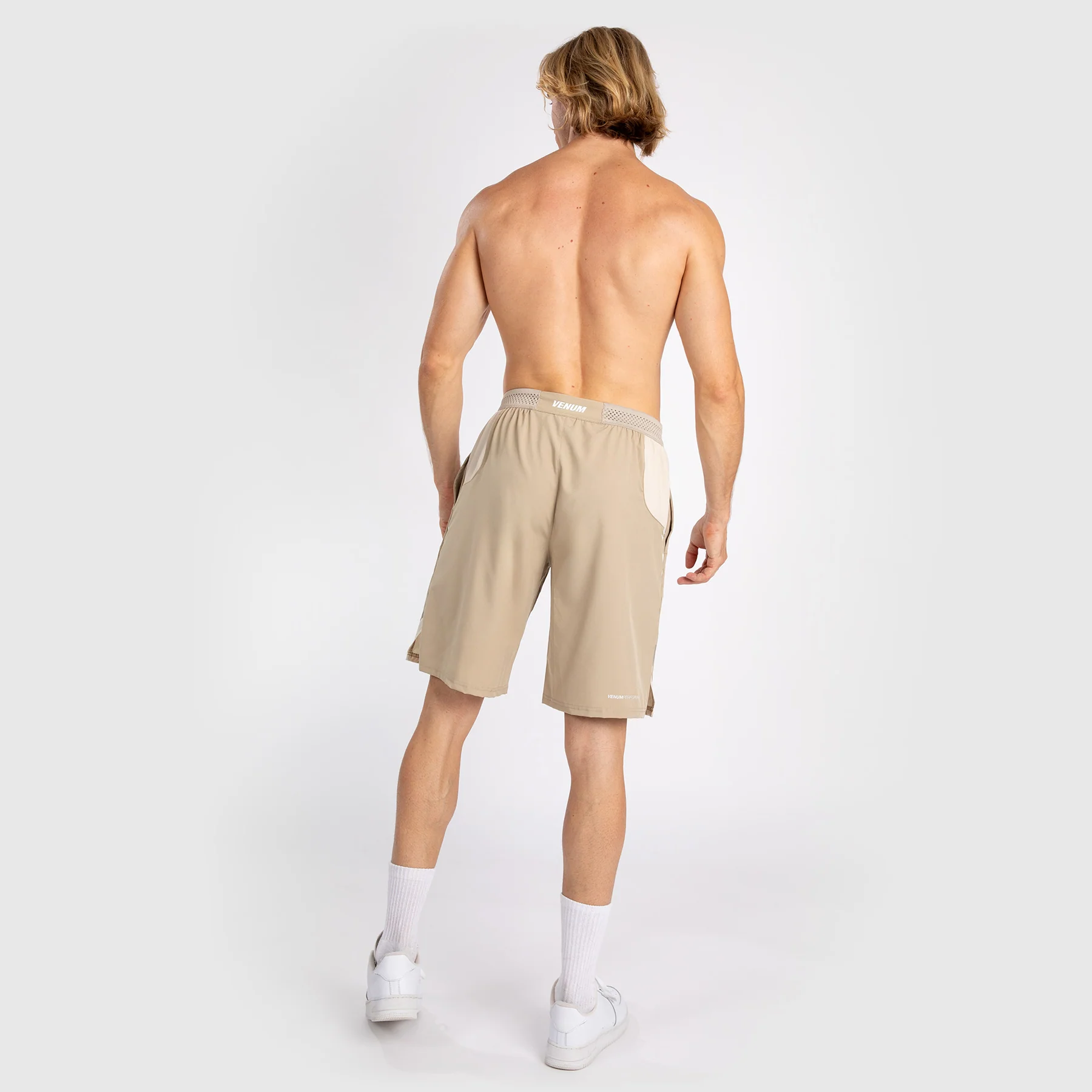 Venum Tempest Men's Training Shorts - Beige/Sand - Image 3