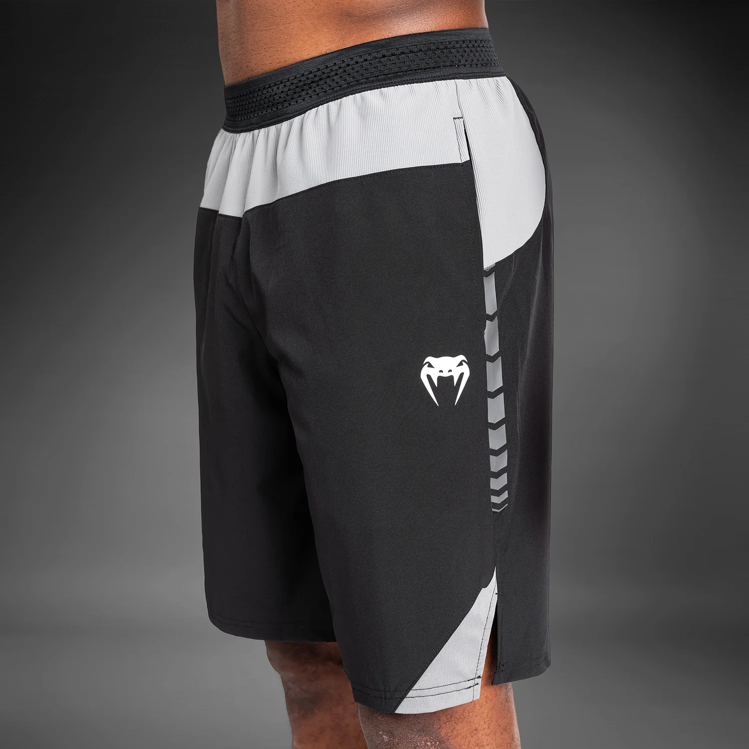 Venum Tempest Men's Training Shorts - Black/Grey - Image 3