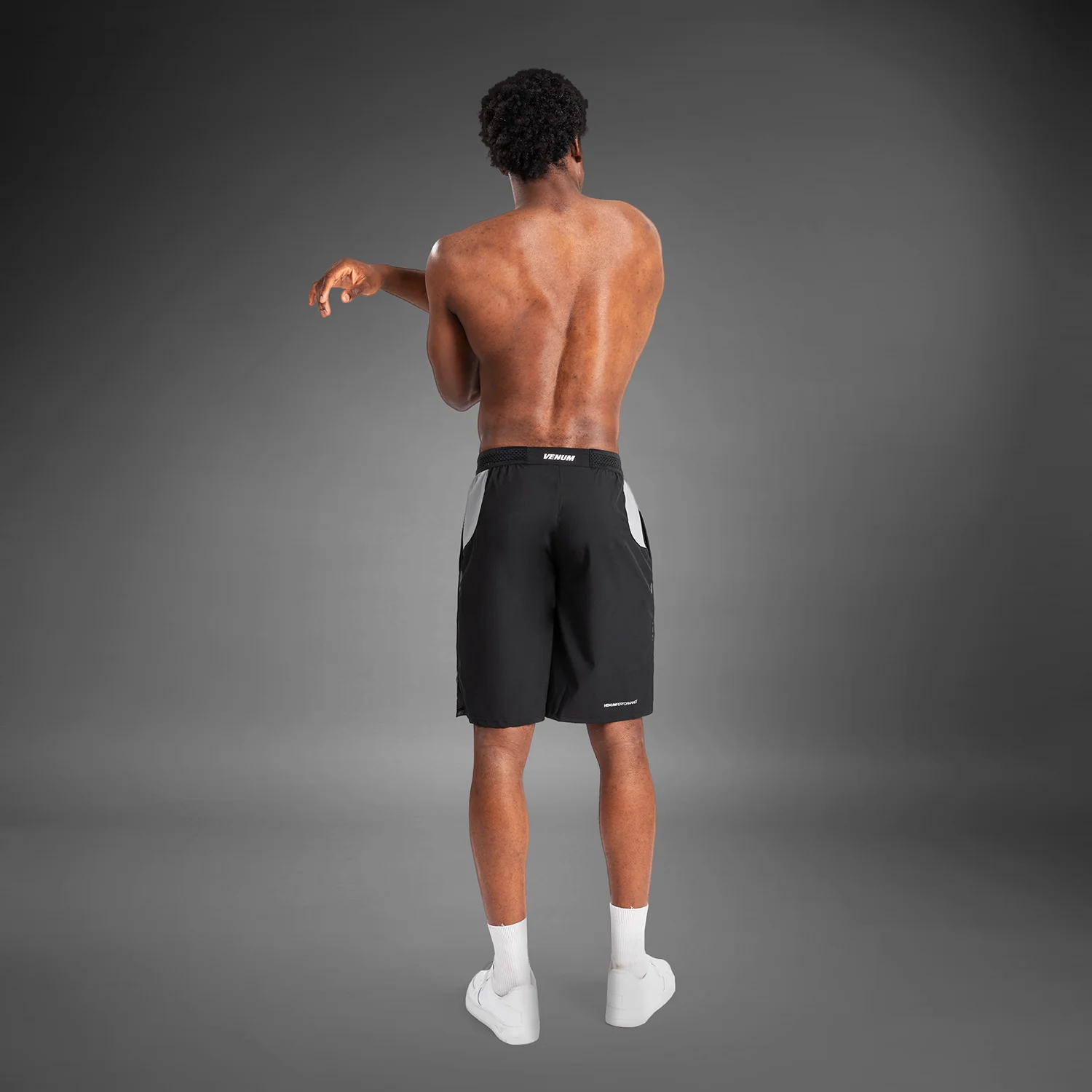 Venum Tempest Men's Training Shorts - Black/Grey - Image 8