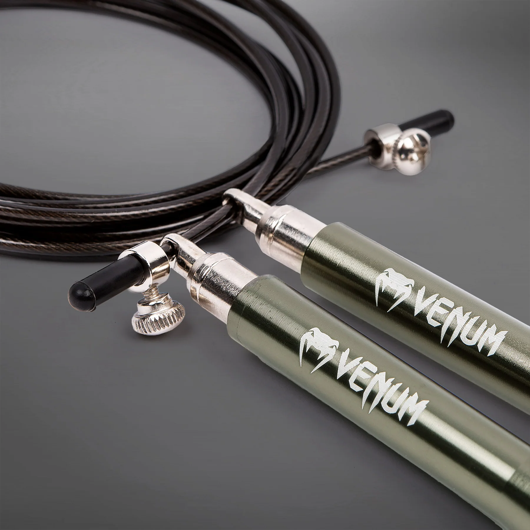 Venum Thunder Evo Jump Rope - Silver - Image 3
