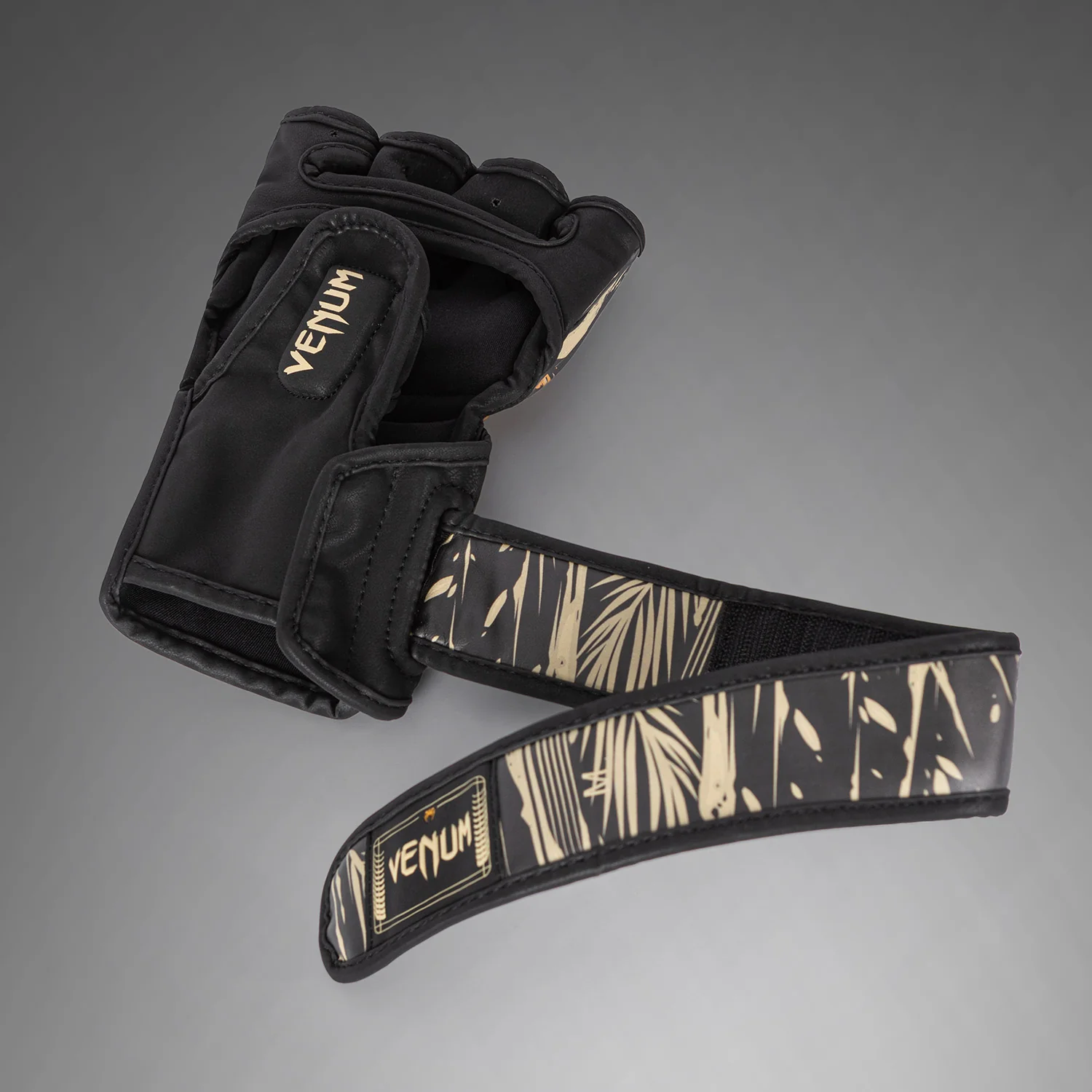 Venum Tiger MMA Gloves - Black/Neon Orange - Image 3