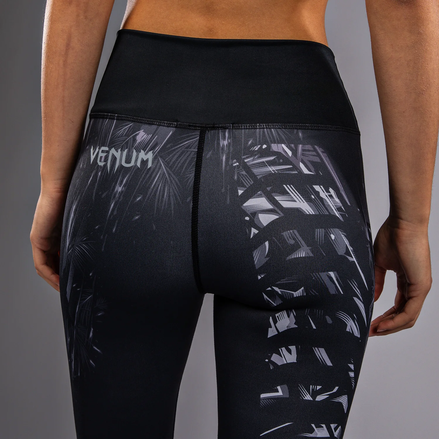Venum Tiger Women's Leggings - Black/Silver - Image 8