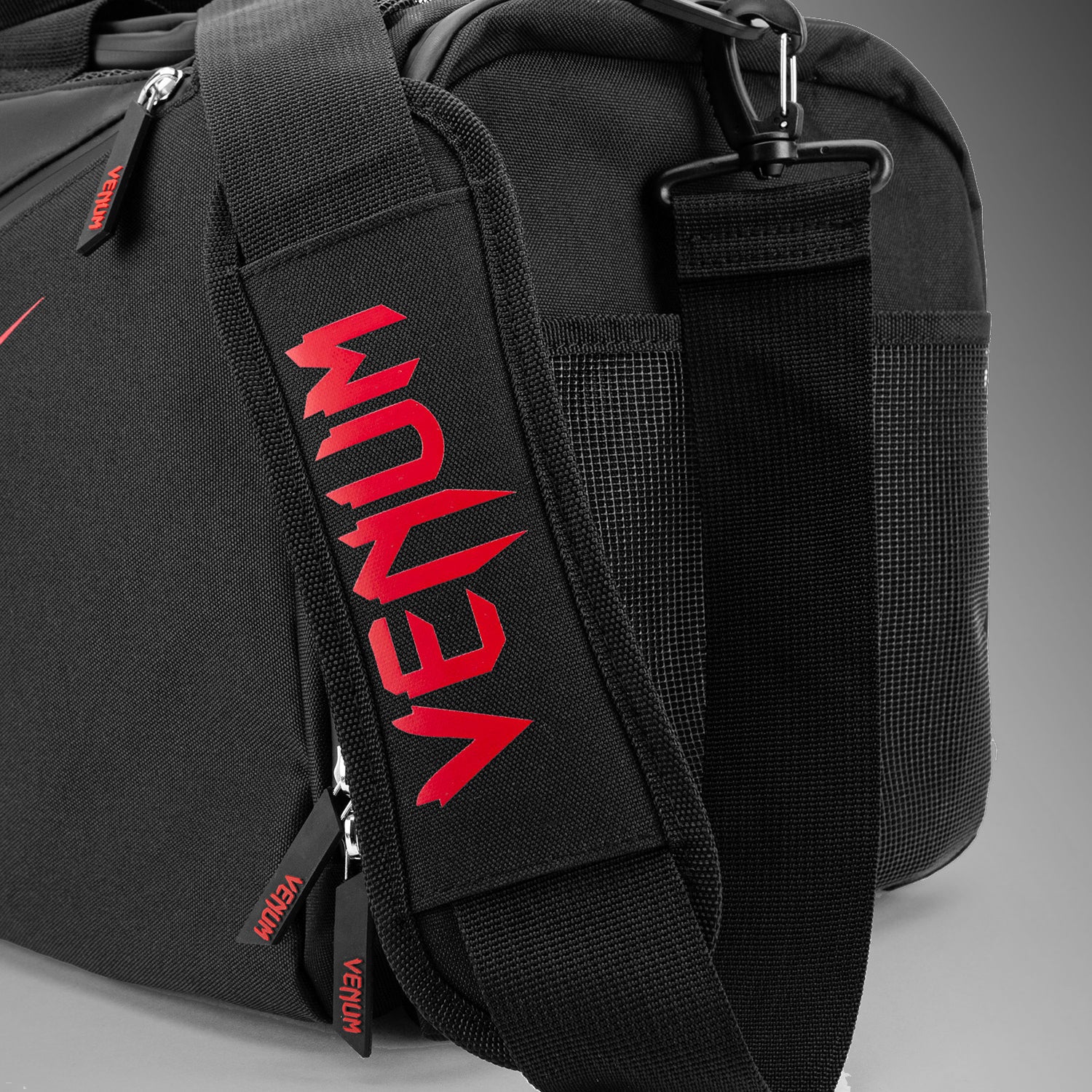 Venum Trainer Lite Evo Sports Bags (48L) - Black/Red - Image 8