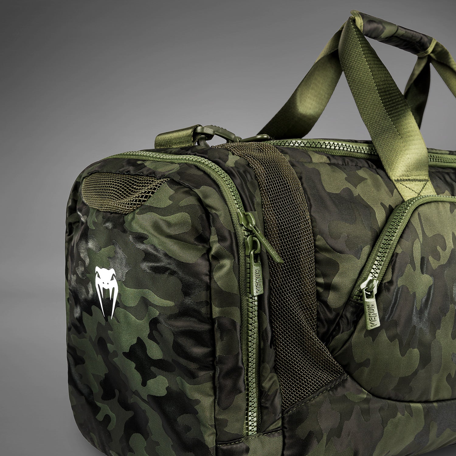 Venum Trainer Lite Sports Bag (48L) - Khaki/Camo - Image 9