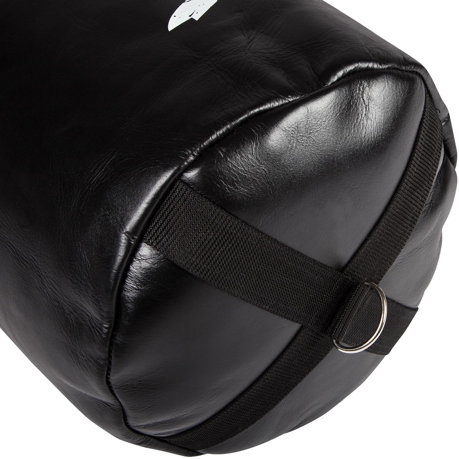 Venum Training Bag Leather - Black/White-Unfilled - Image 7