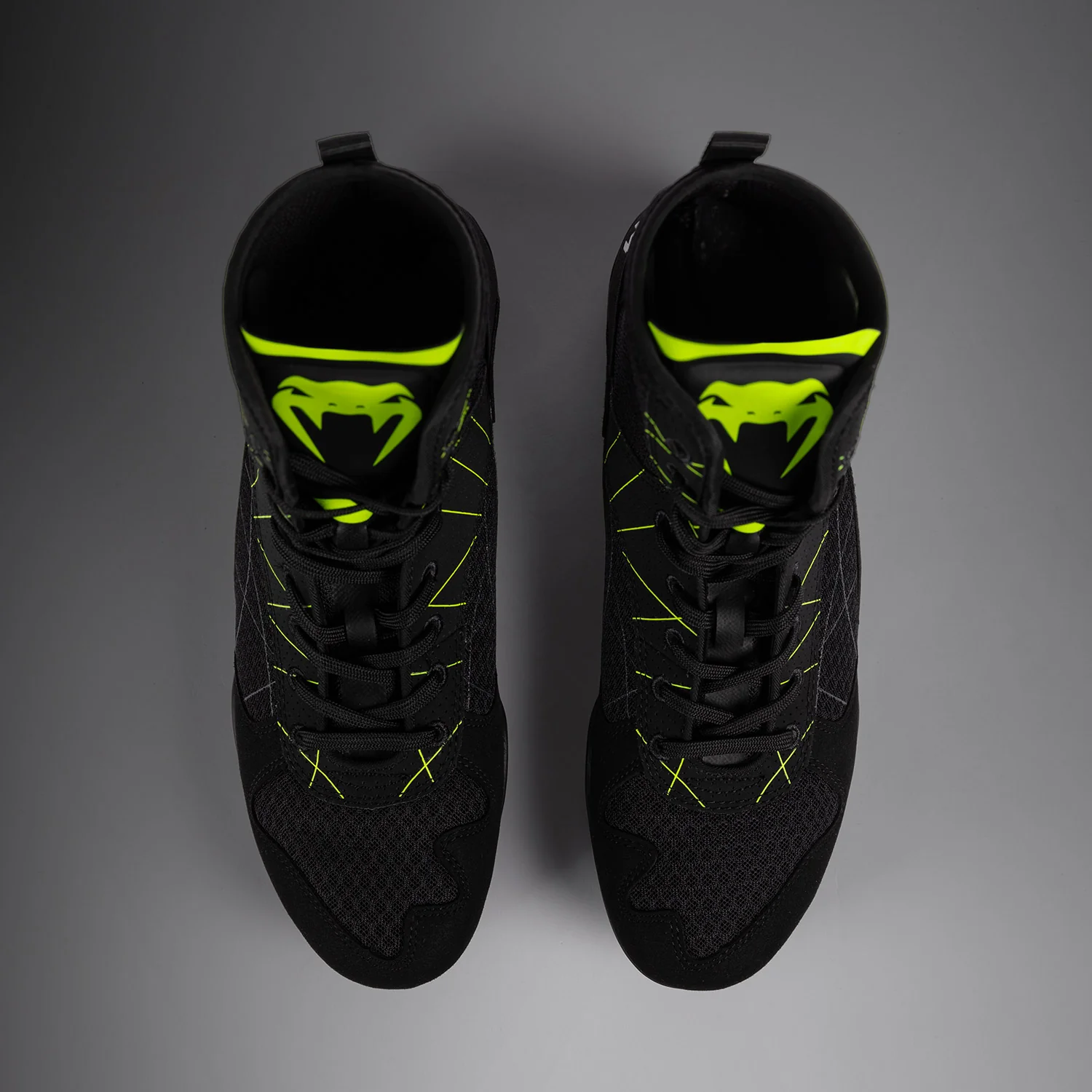 Venum Training Camp 4.0 Boxing Shoes - Black/Neon Green - Image 5