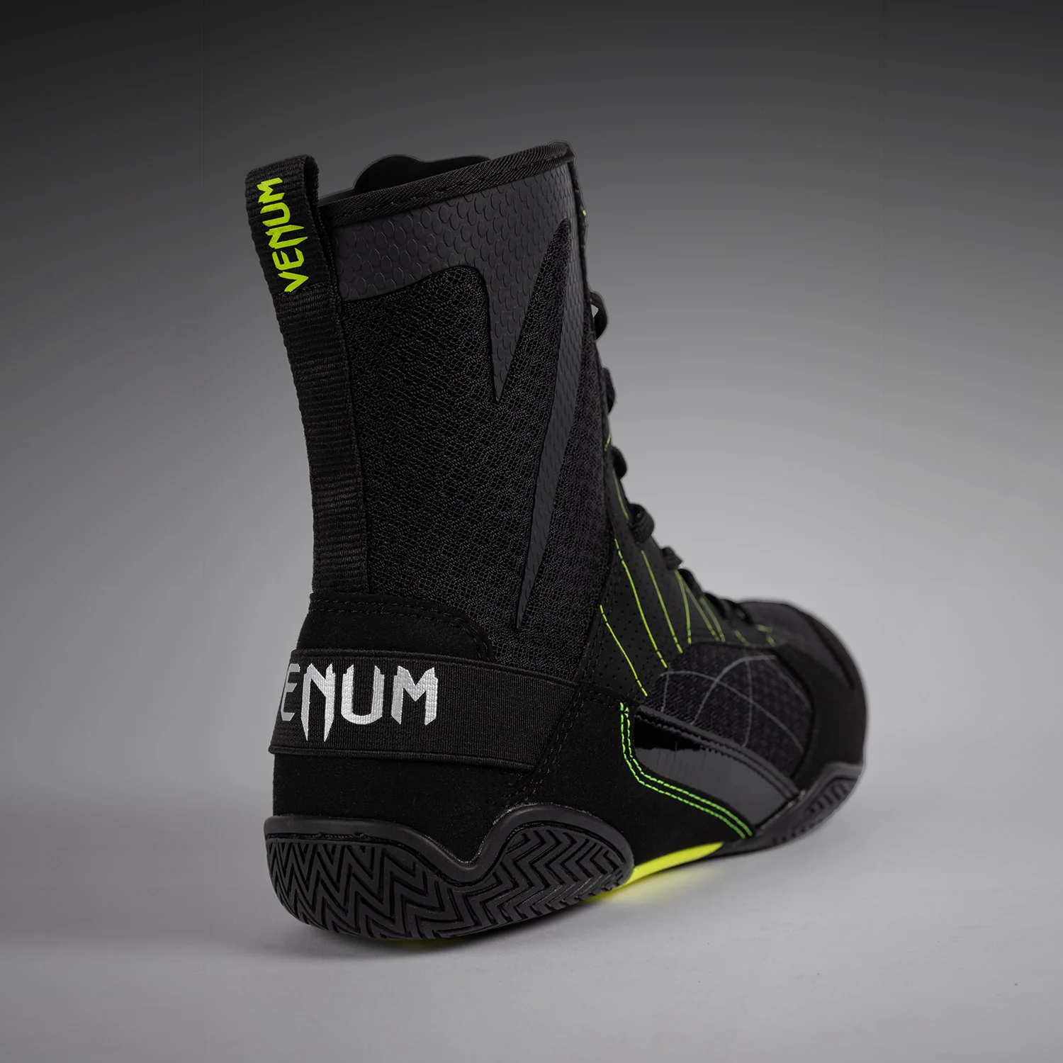Venum Training Camp 4.0 Boxing Shoes - Black/Neon Green - Image 6