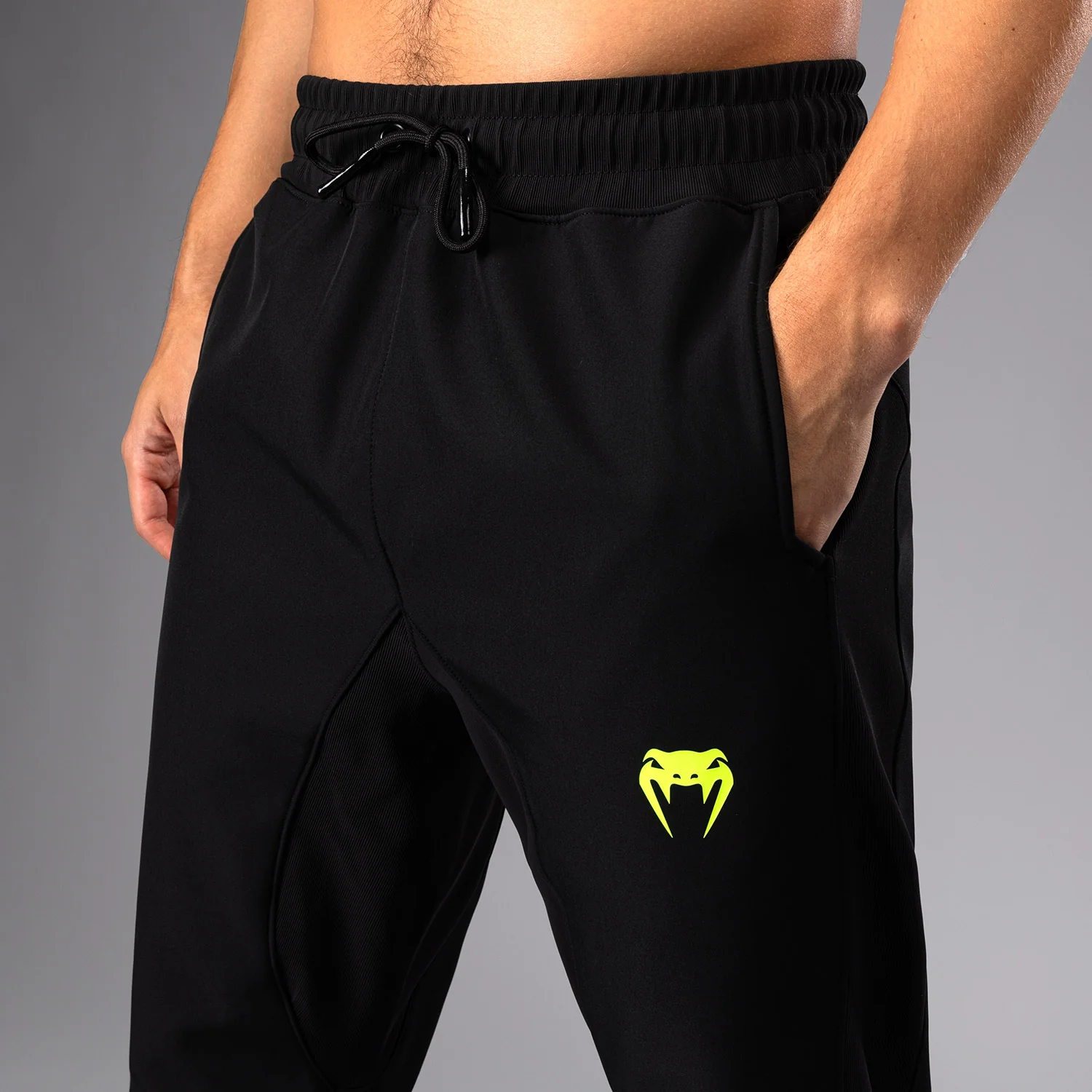 Venum Training Camp 4.0 Joggers - Black/Neon Green - Image 6