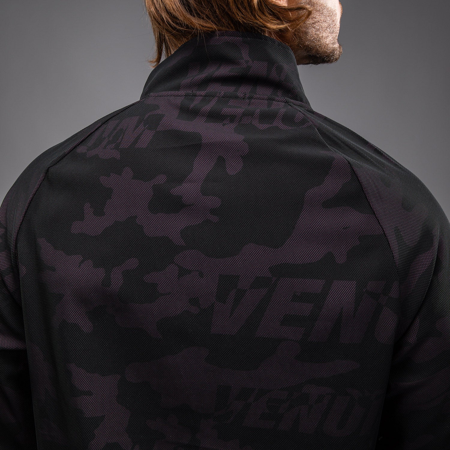 Venum Trooper Men's Half-Zip Jacket - Black/Purple - Image 6