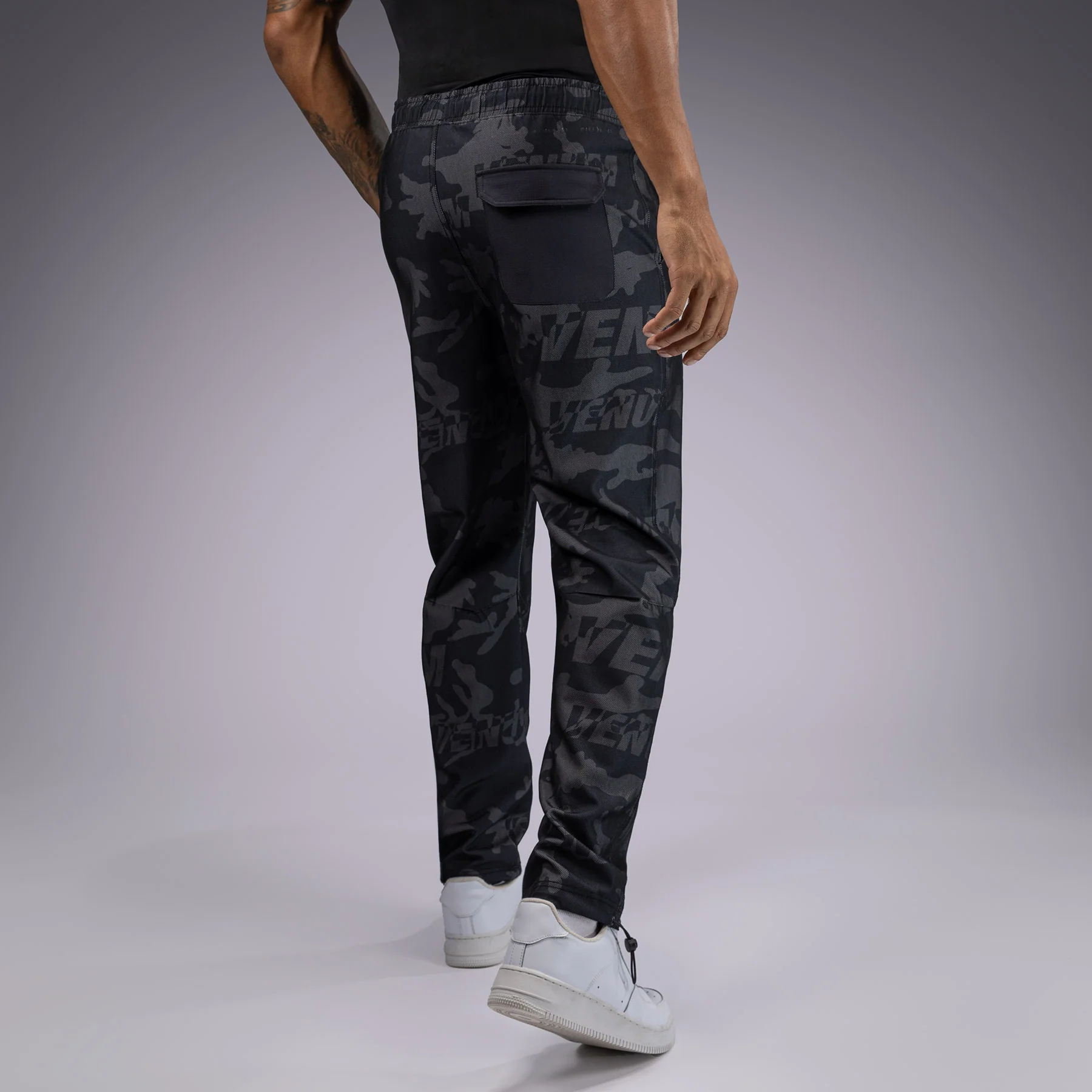 Venum Trooper Men's Tracksuit Pants - Black/Charcoal - Image 3