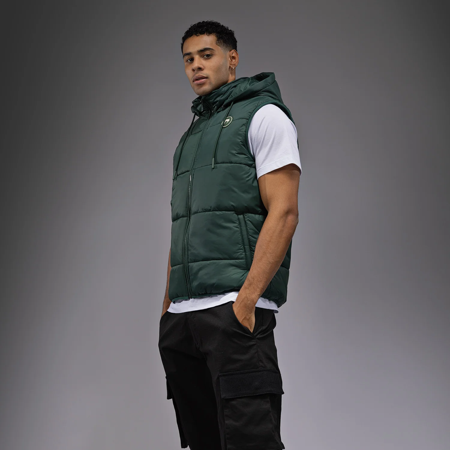Venum Urban Guard Down Vest - Forest Green - Image 3