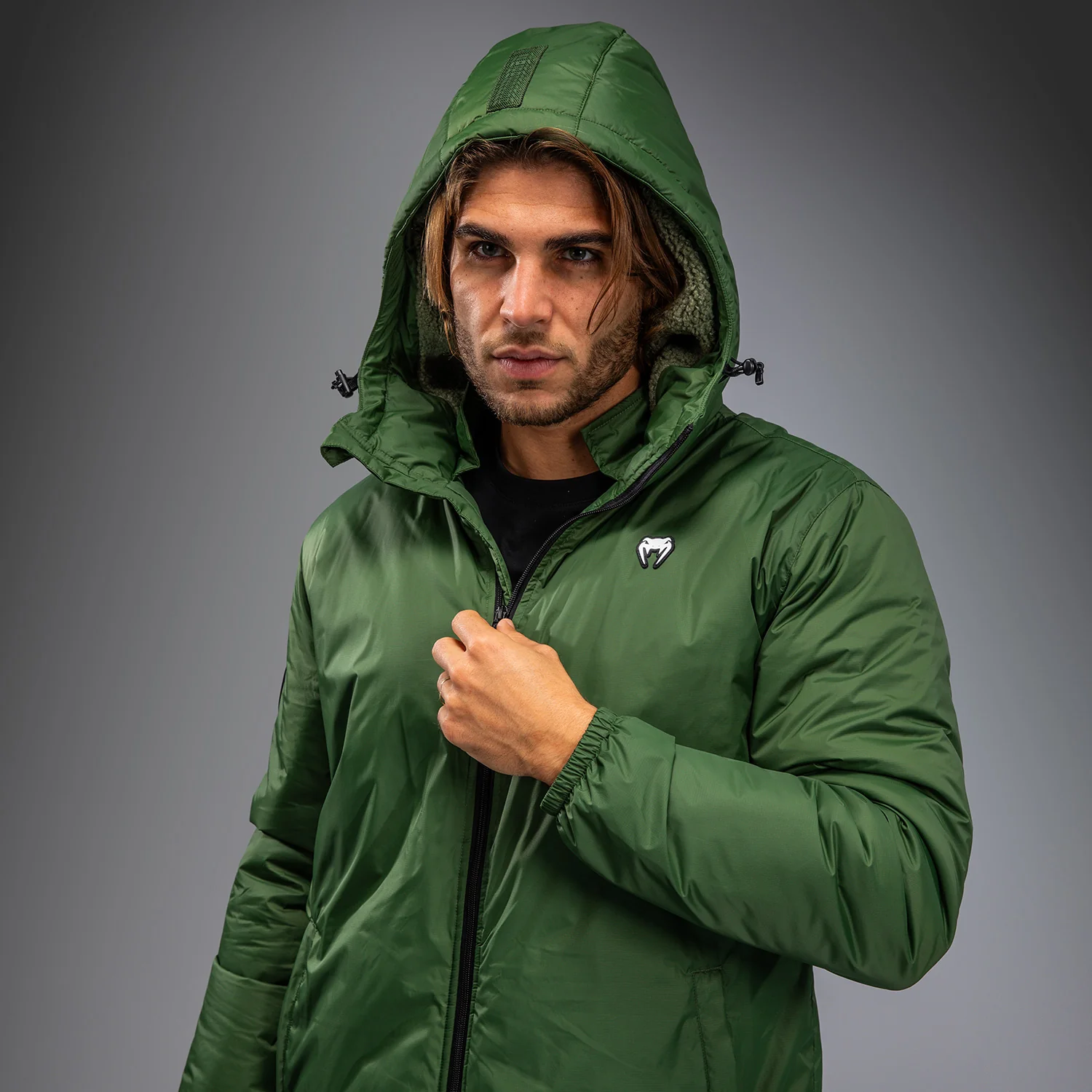 Venum Urban Guard Parka Jacket - Forest Green - Image 9