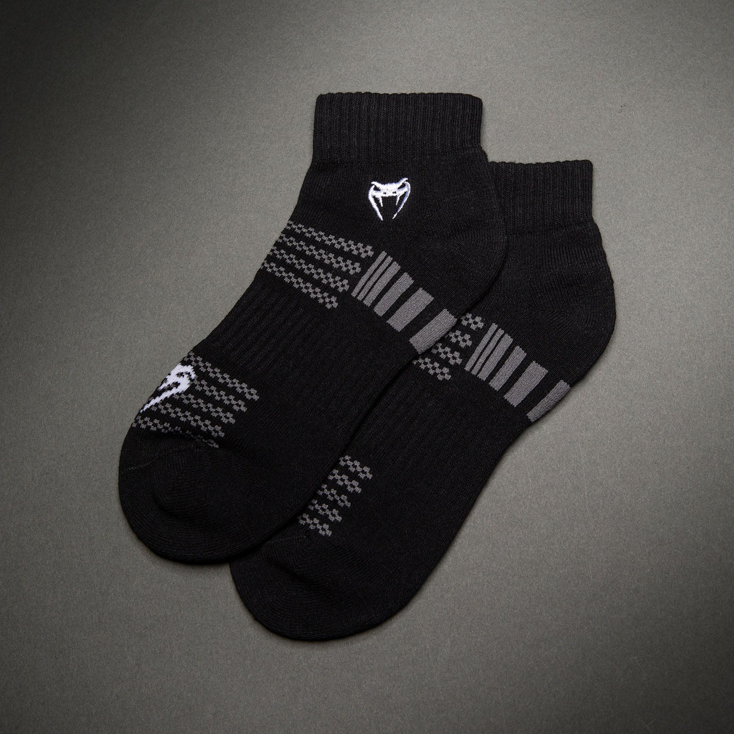 Venum Vector Ankle Socks 3 Pack - Black/Grey - Image 4