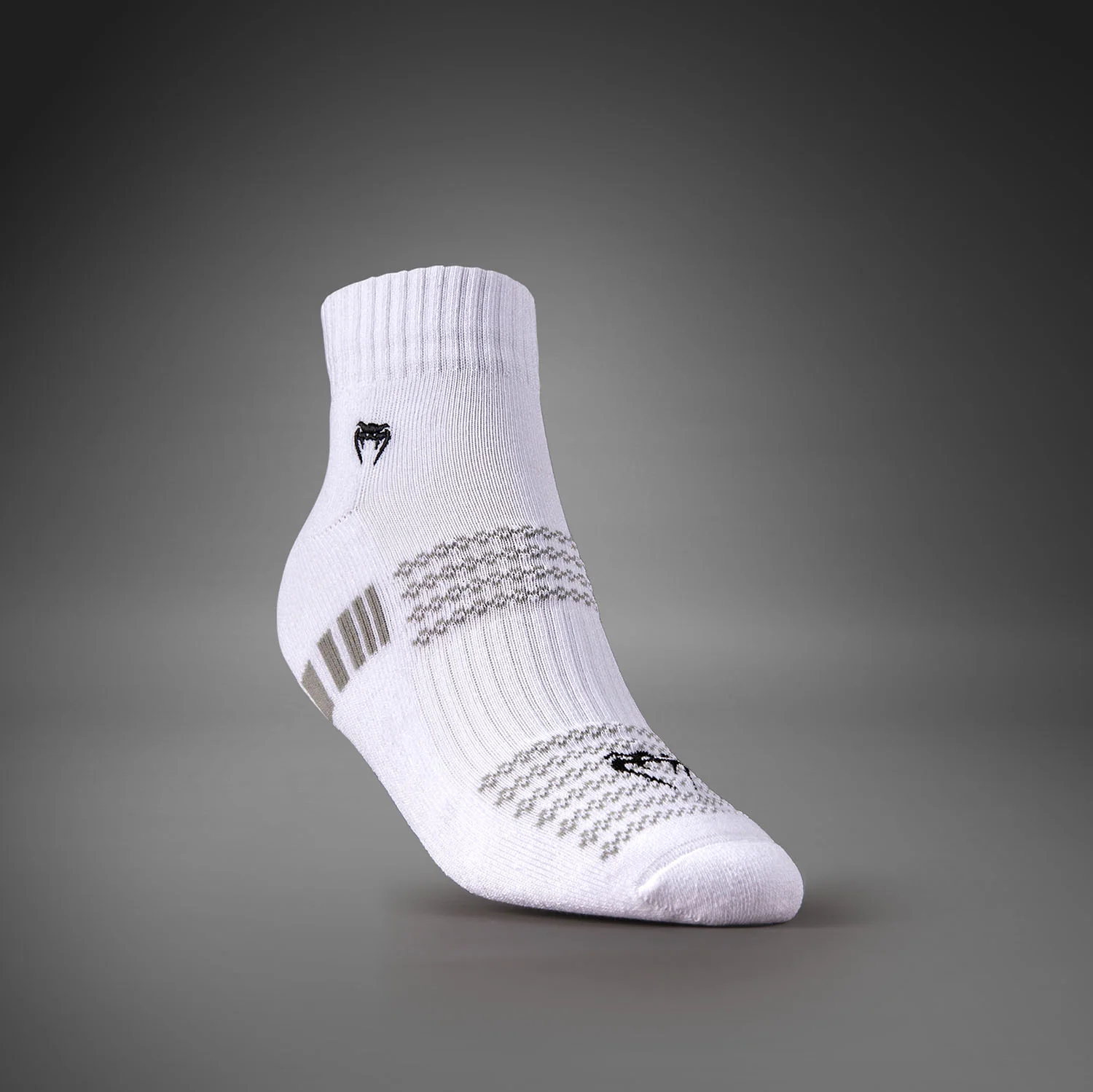 Venum Vector Ankle Socks 3 Pack - White/Grey - Image 3