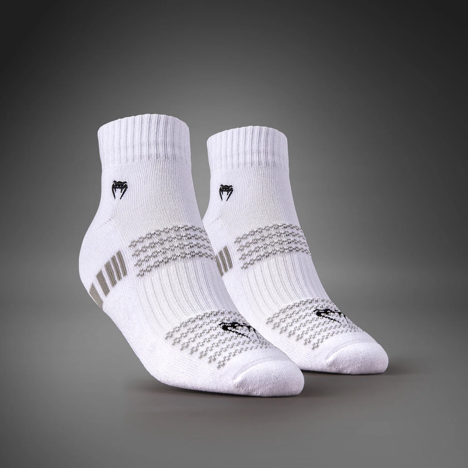 Venum Vector Ankle Socks - White/Grey - Image 2